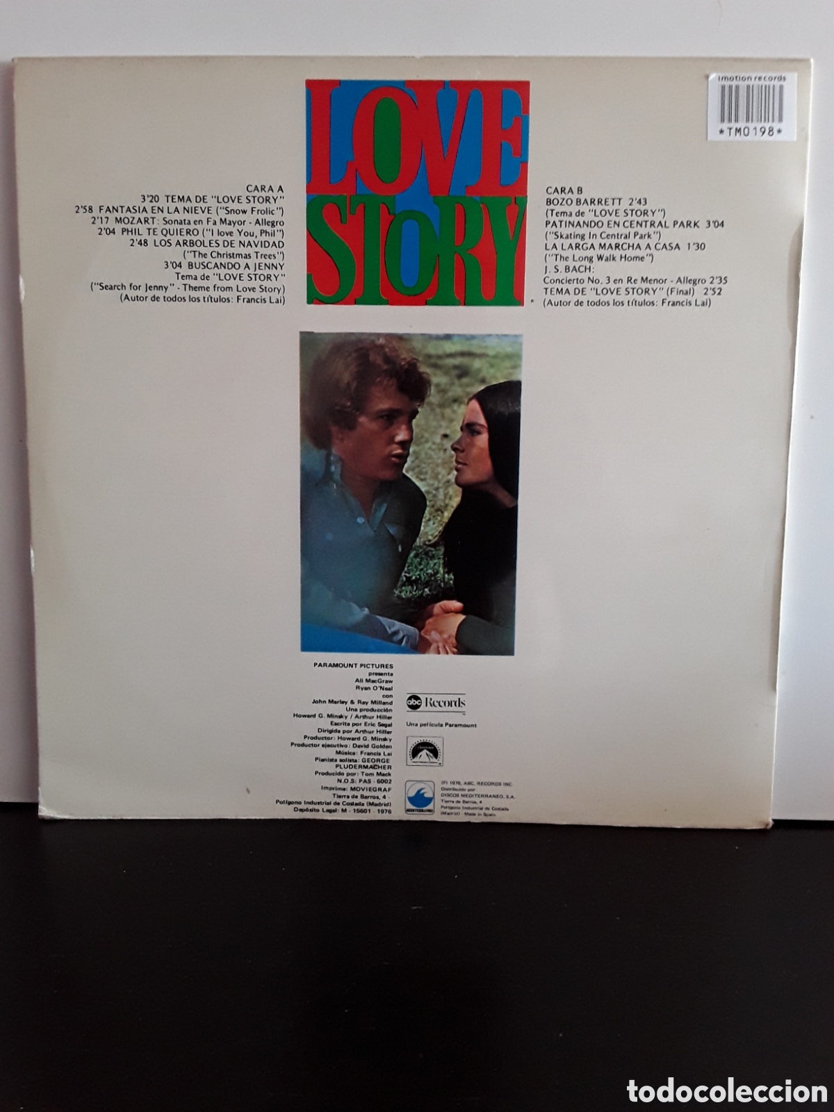 Discos de vinilo: Love Story SOUNDTRACK - Foto 2