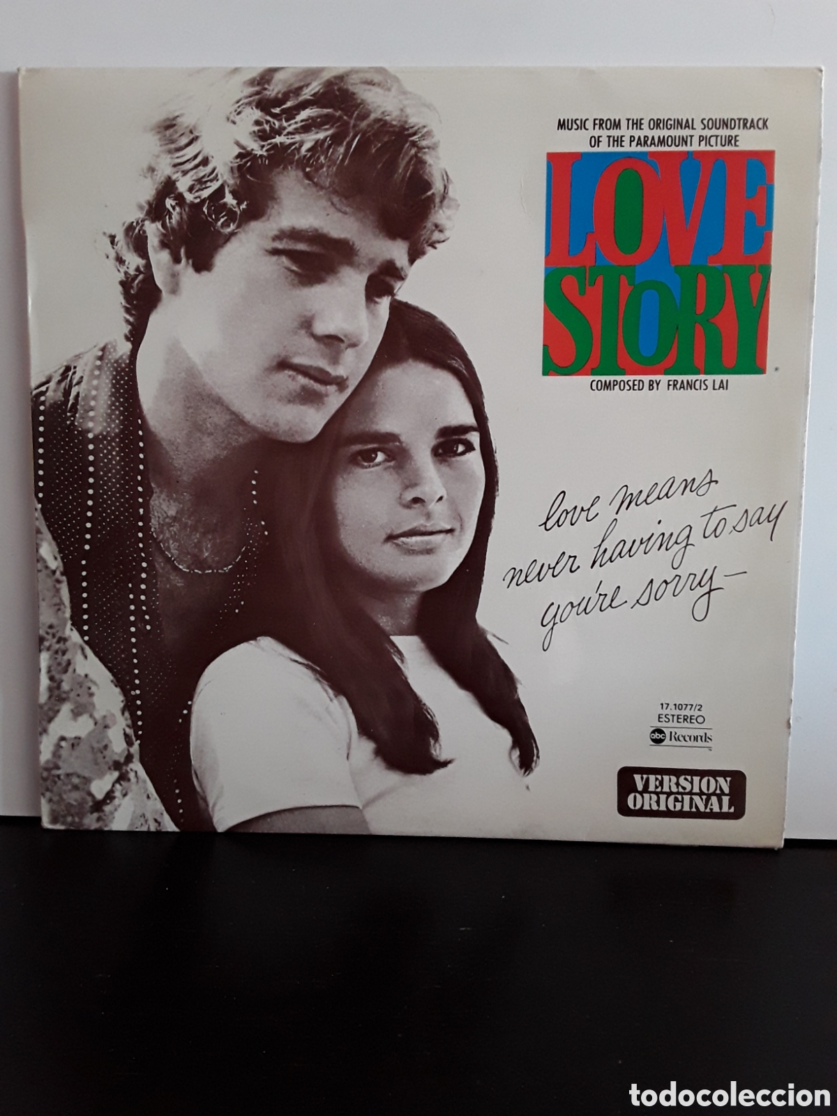 Discos de vinilo: Love Story SOUNDTRACK - Foto 1