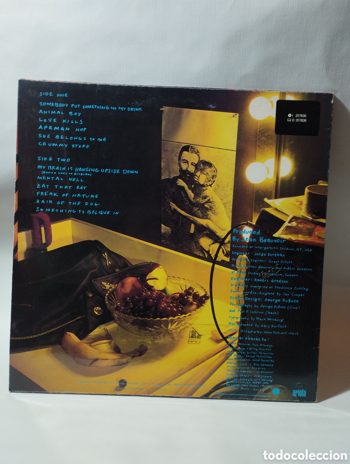 Discos de vinilo: Ramones. Animal Boy. Lp. - Foto 2