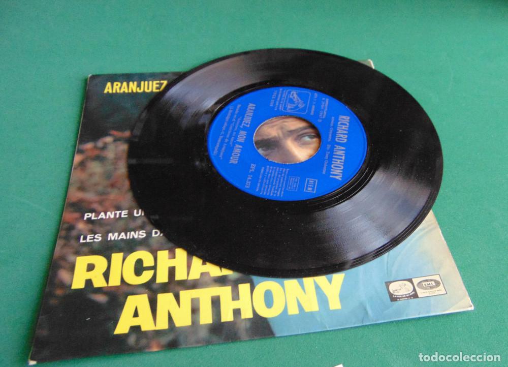 Discos de vinilo: RICHARD ANTHONY - ARANJUEZ MON AMOUR + 2 - EP 1967 - Foto 3
