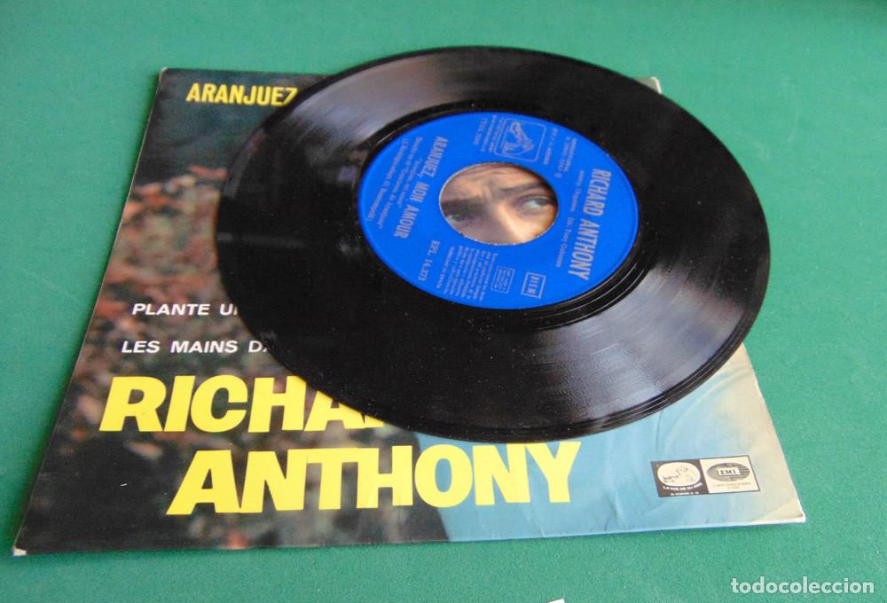 Discos de vinilo: RICHARD ANTHONY - ARANJUEZ MON AMOUR + 2 - EP 1967 - Foto 5