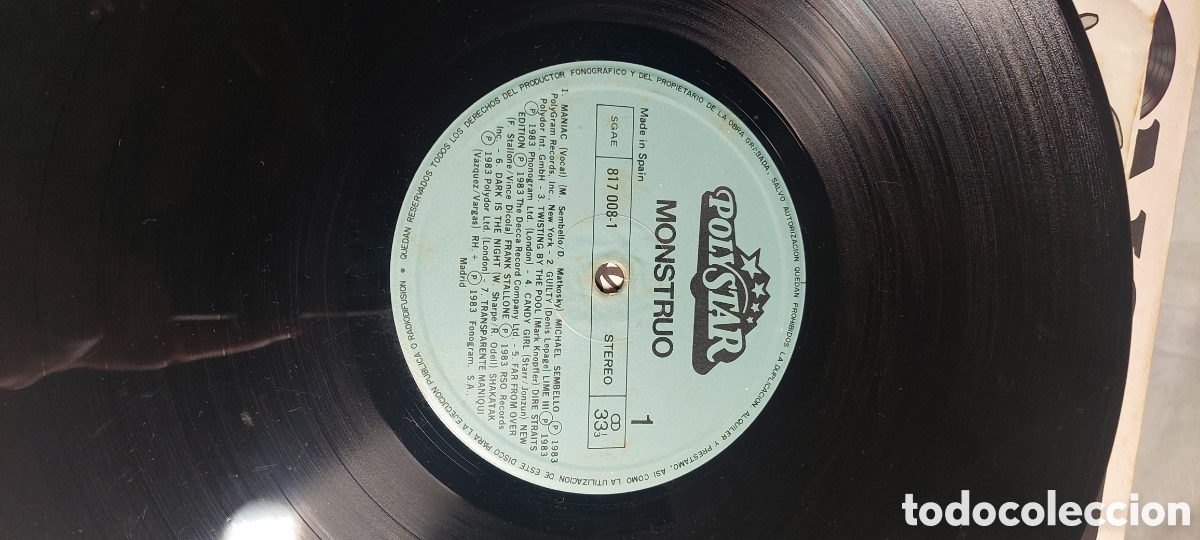 Discos de vinilo: Vinilo &rdquo;MONSTRUO 30 &Eacute;xitos&rdquo; Recopilatorio - 1983 - doble LP - Polystar - Foto 7