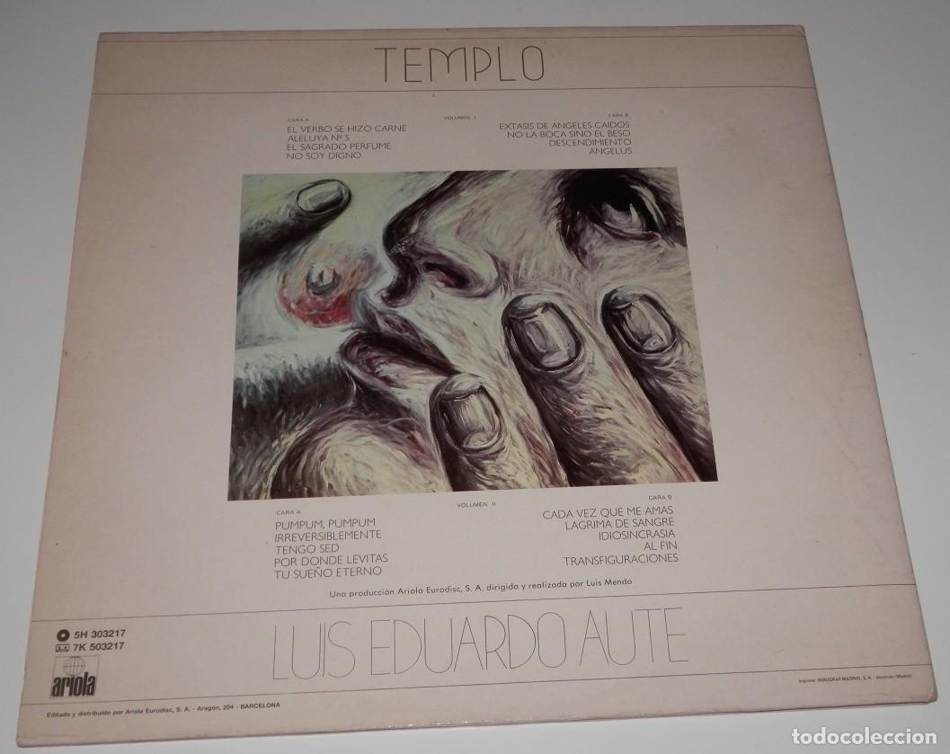 Discos de vinilo: DISCO LP DE VINILO DE LUIS EDUARDO AUTE - Foto 2
