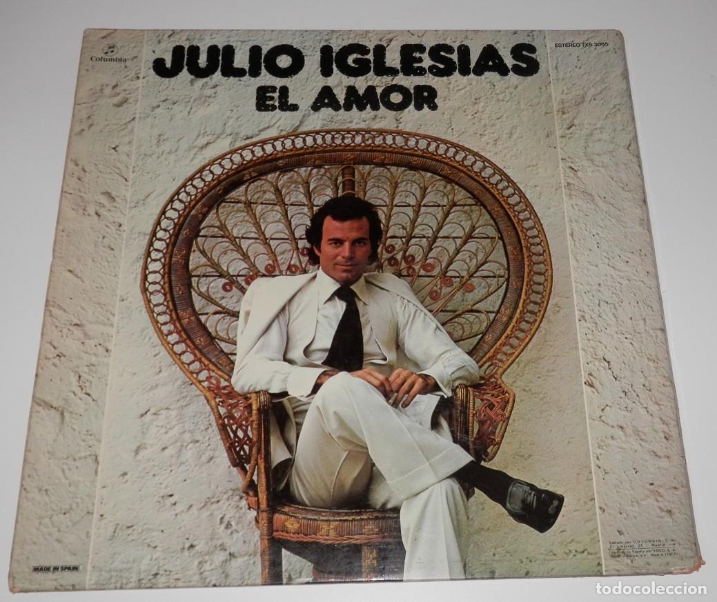 Discos de vinilo: DISCO LP DE VINILO DE JULIO IGLESIAS - Foto 2