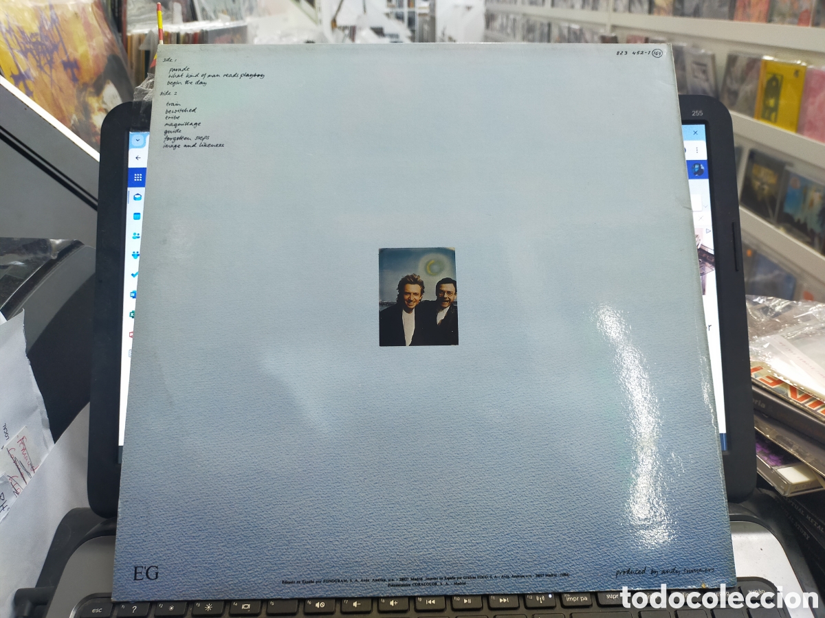 Discos de vinilo: Andy summers & Robert fripp LP bewitched Espa&ntilde;a 1984 - Foto 2