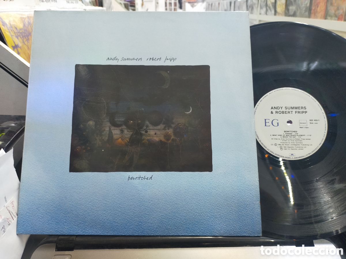 Discos de vinilo: Andy summers & Robert fripp LP bewitched Espa&ntilde;a 1984 - Foto 1
