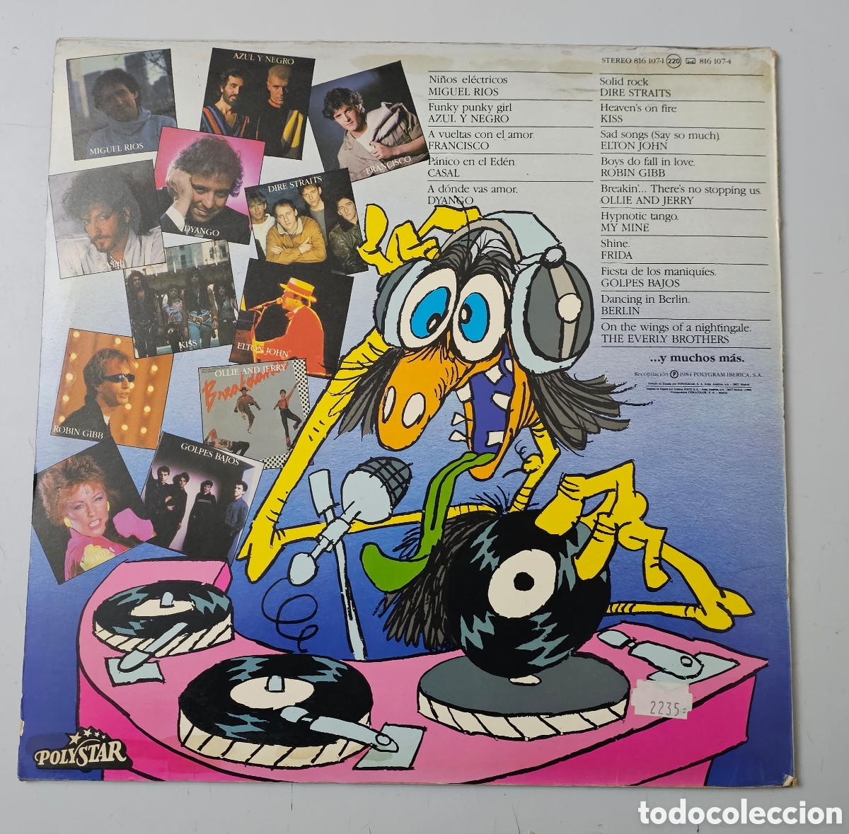 Discos de vinilo: 2 LPs V/A MONSTRUO 2 (Espa&ntilde;a - Polystar - 1984) - Foto 4