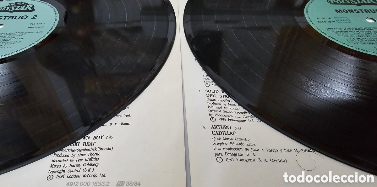 Discos de vinilo: 2 LPs V/A MONSTRUO 2 (Espa&ntilde;a - Polystar - 1984) - Foto 15