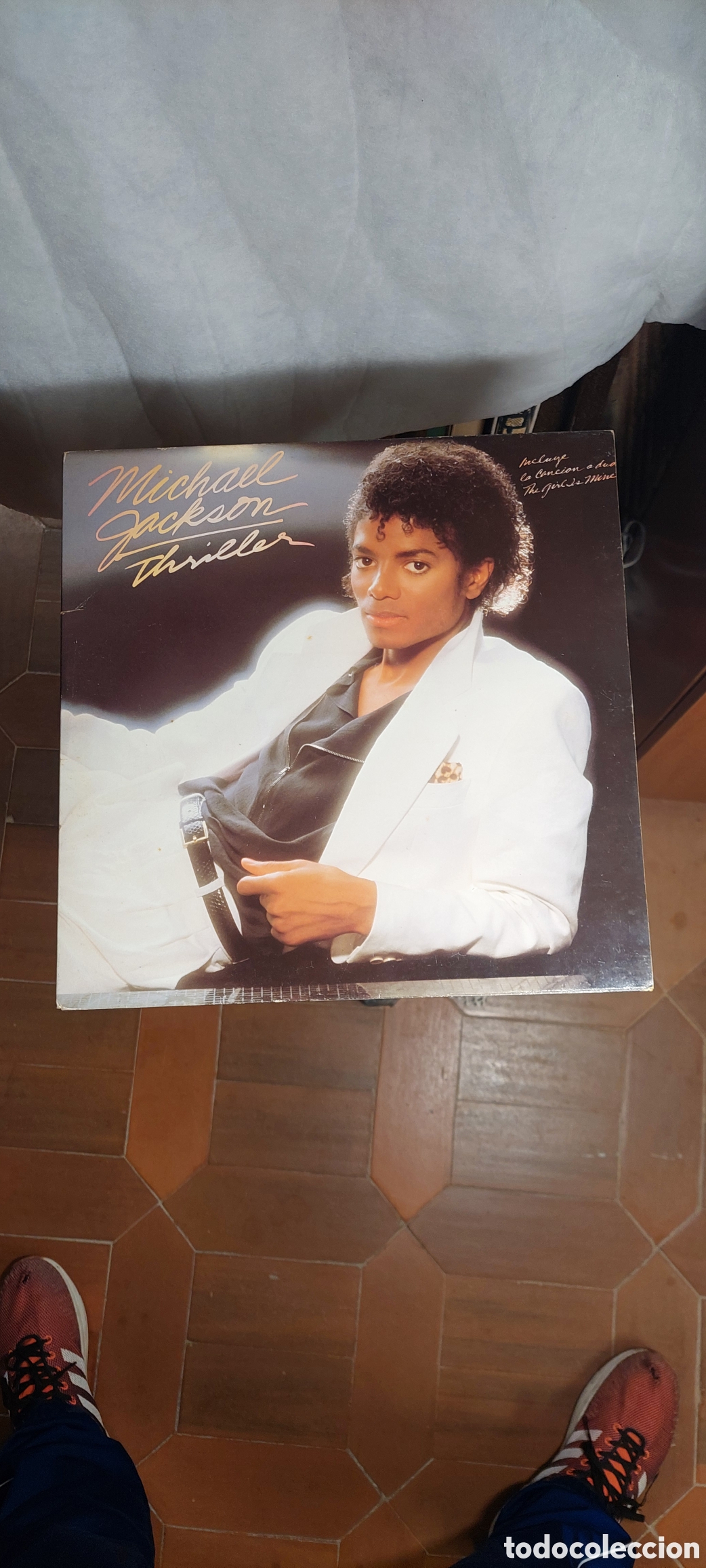 Discos de vinilo: Vinilo &rdquo;Thriller&rdquo; Michael Jackson - 1982- LP - Epic (CBS Inc.) - Foto 8
