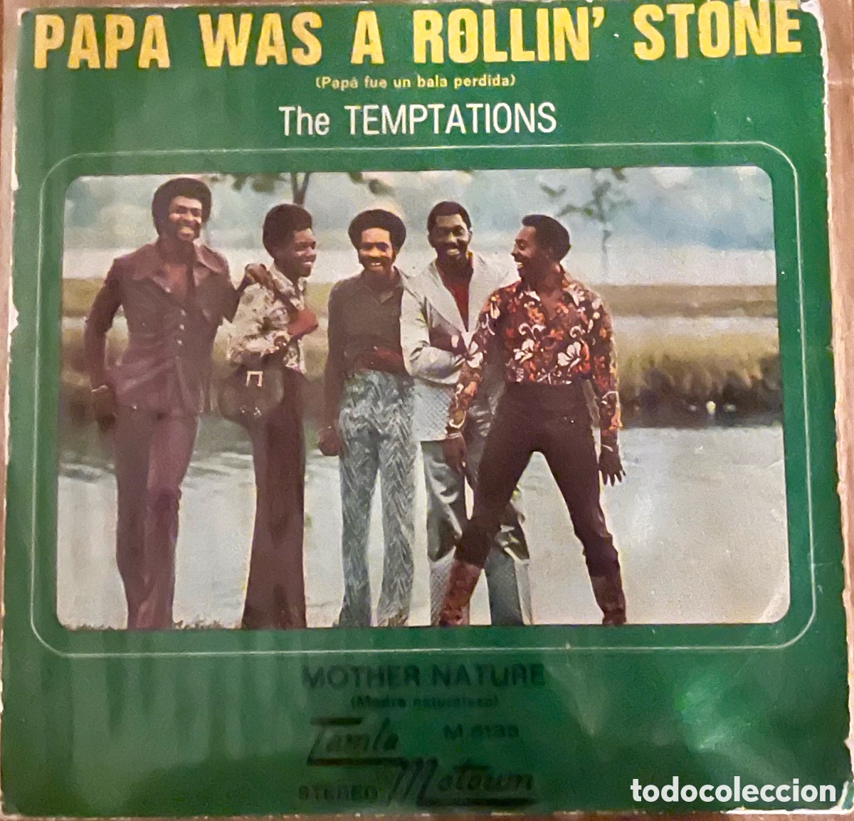 Discos de vinilo: THE TEMPTATIONS Pap&aacute; was a Rollin&rsquo; stone - Foto 1
