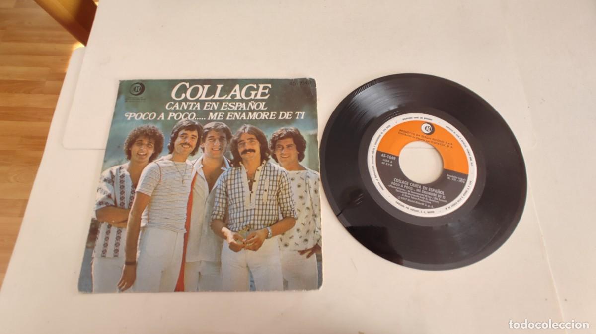 Discos de vinilo: COLLAGE-SINGLE POCO A POCO ME ENAMORE DE TI-EN ESPA&Ntilde;OL - Foto 1