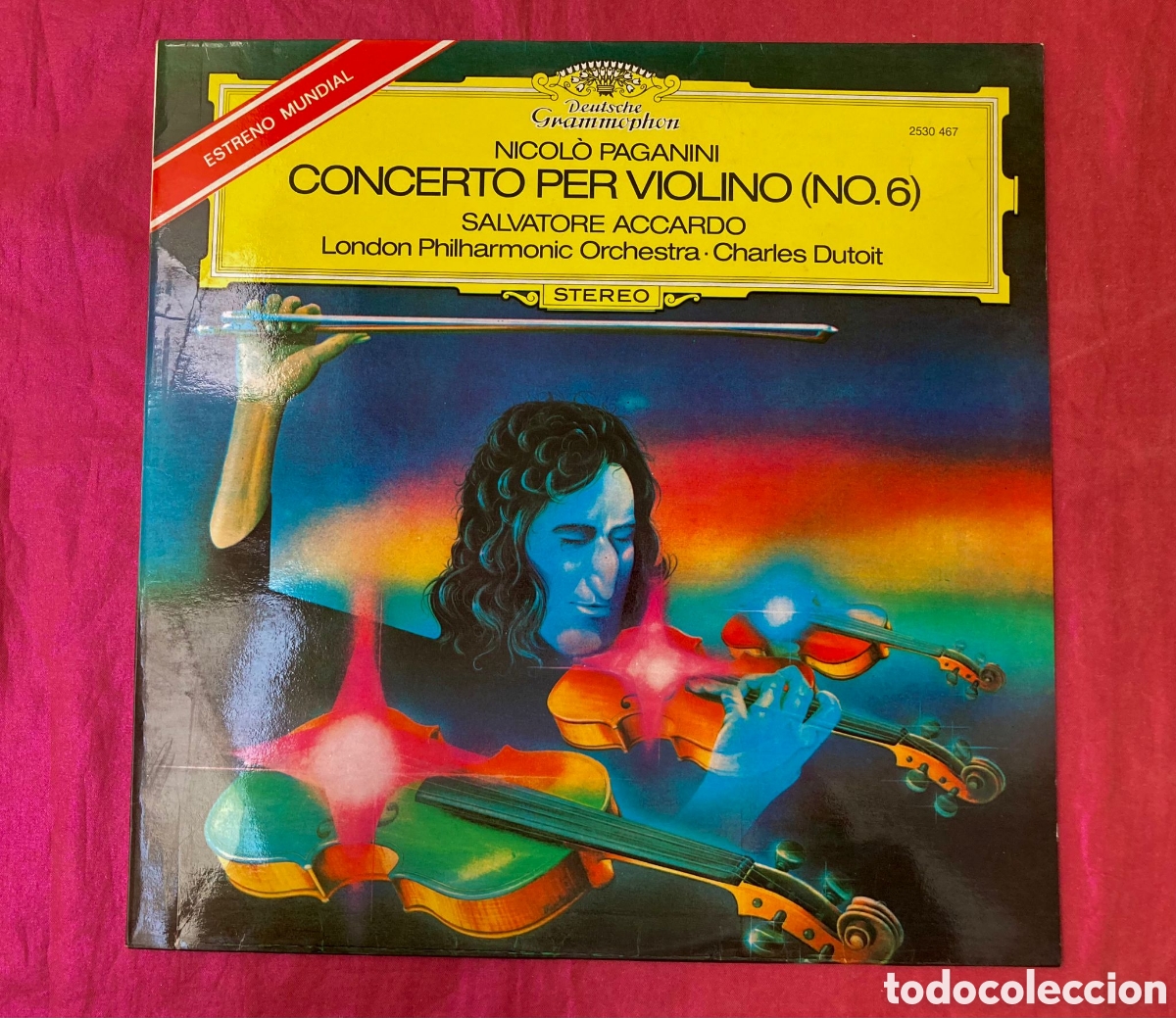 Vinyl-Schallplatten: Paganini Concerto pero Violinistas (no.6) -Salvatore Accardo