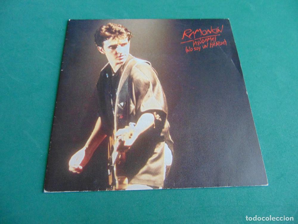 Discos de vinilo: Ramonc&iacute;n &ndash; &iexcl;Ay&uacute;dame! (No Soy Un H&eacute;roe) - SINGLE 1988 - Foto 2