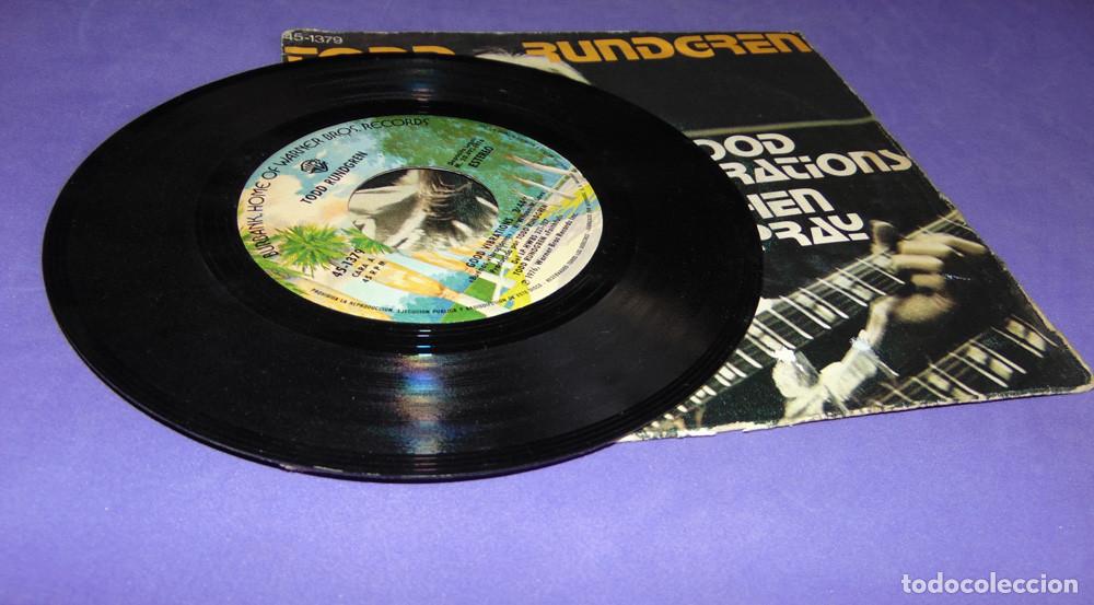 Discos de vinilo: Todd Rundgren &ndash; Good Vibrations / When I Pray - SINGLE 1976 - Foto 7