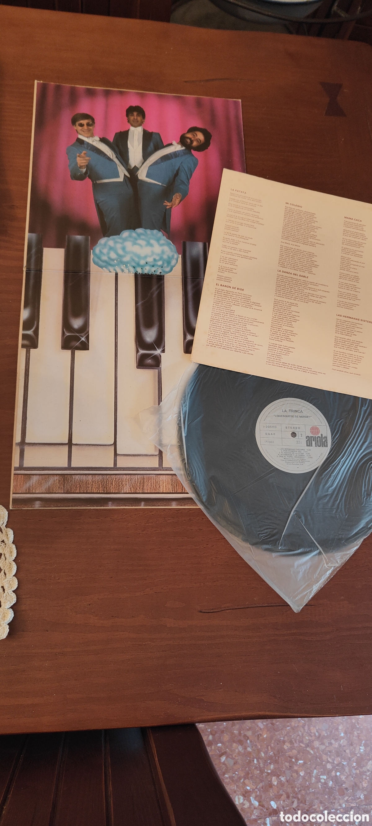 Discos de vinilo: VINILO LA TRINCA QUESQUESE SE MERDE - Foto 2