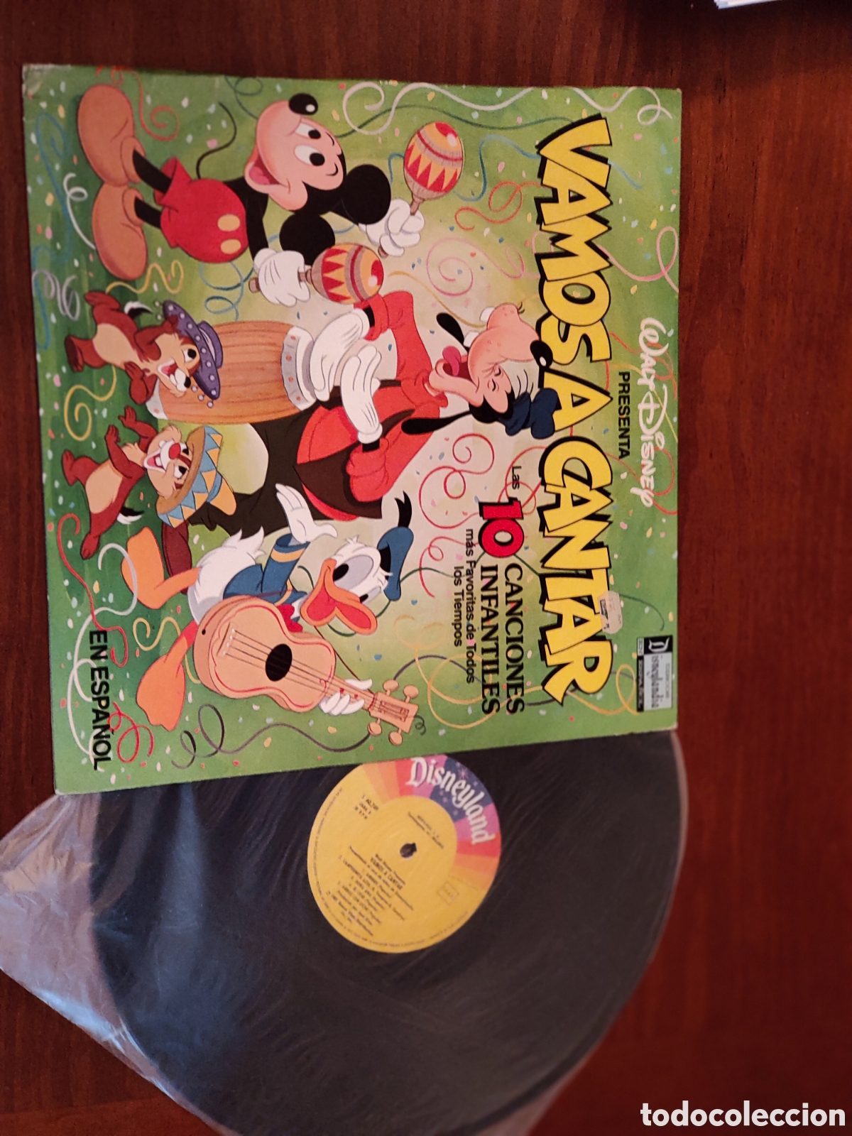 Discos de vinilo: WALT DISNEY VAMOS A CANTAR - Foto 2