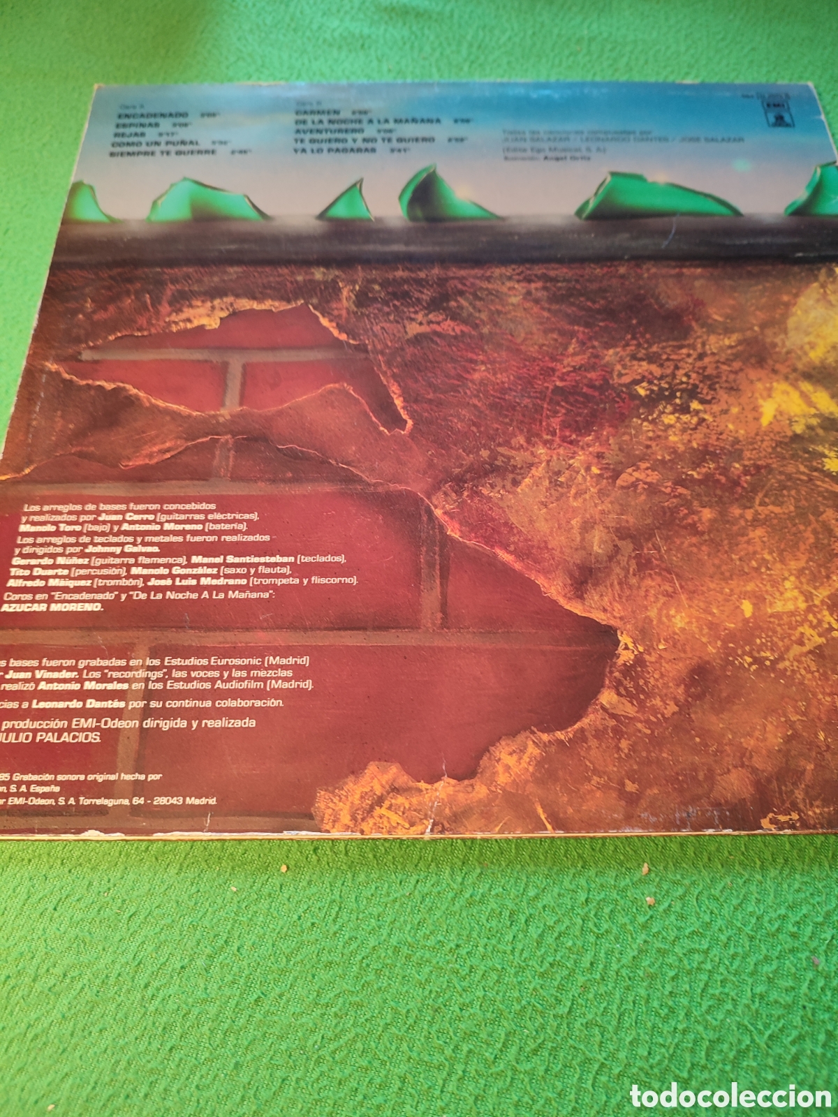 Discos de vinilo: Los Chunguitos - Contra la pared - Foto 2