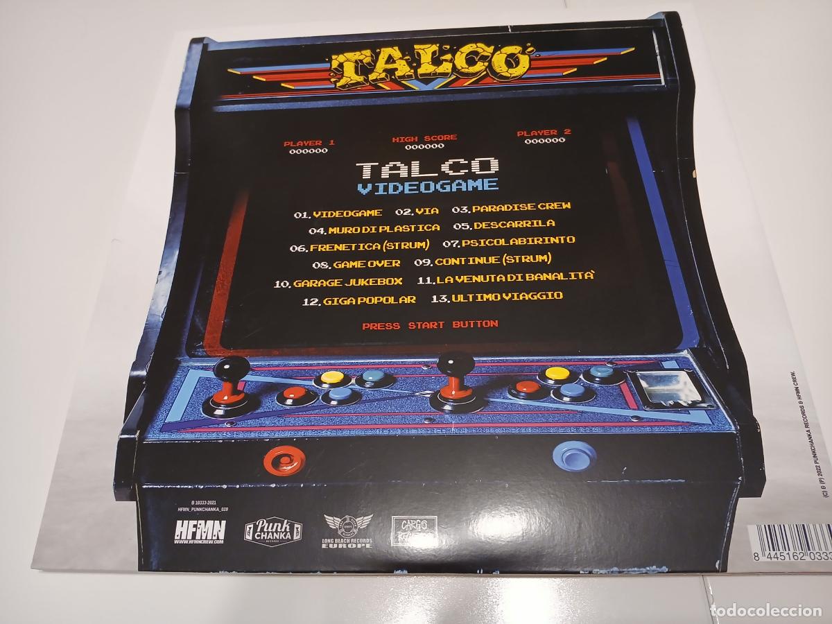 Discos de vinilo: TALCO -VIDEOGAME- (2022) LP DISCO VINILO - Foto 7