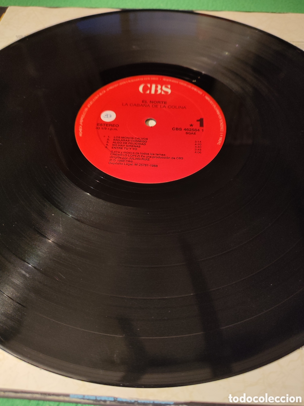 Discos de vinilo: El Norte - La caba&ntilde;a de la colina - Foto 3