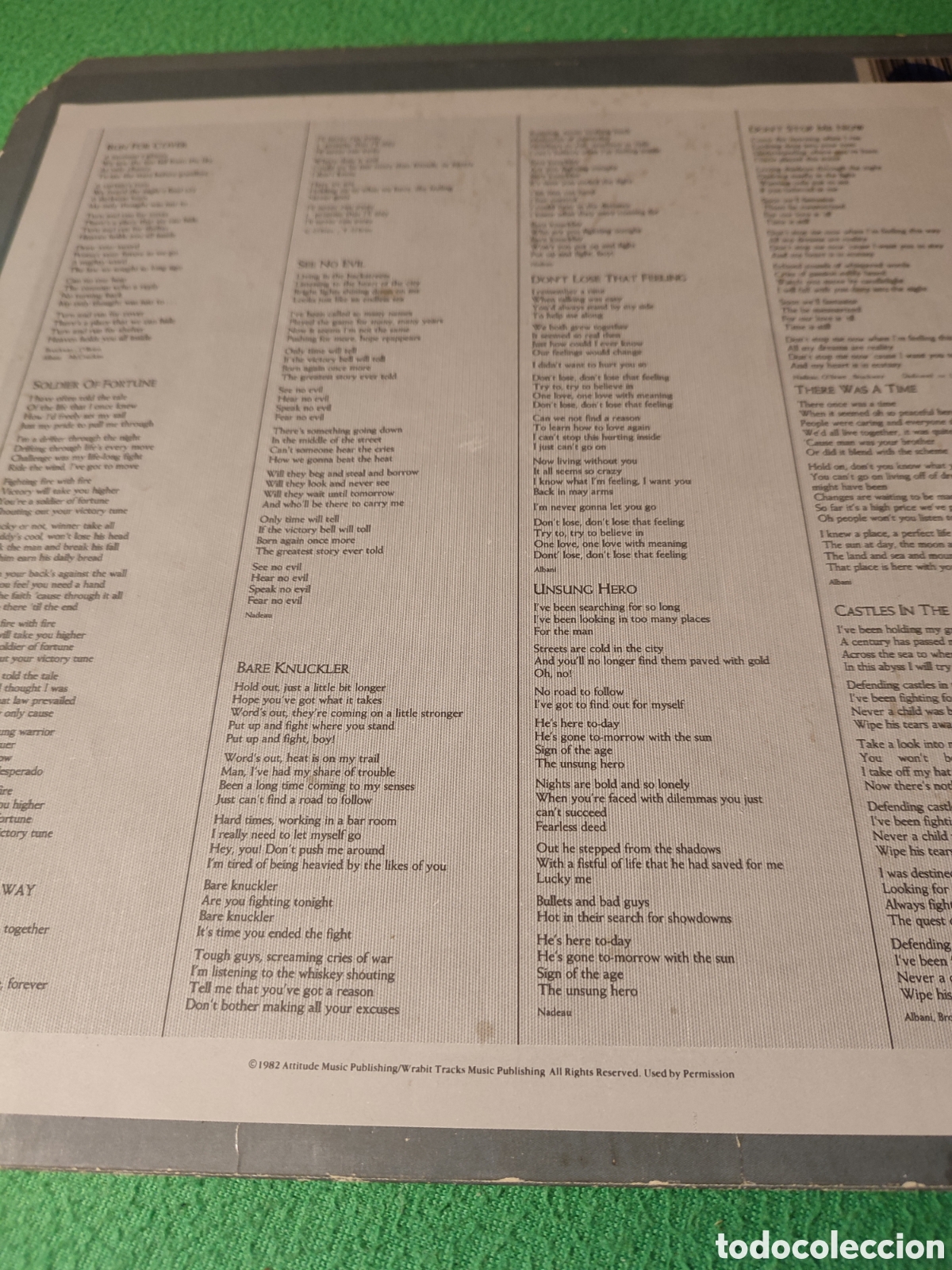 Discos de vinilo: Wrabit - Tracks Vinilo Lp 1982 - Foto 2