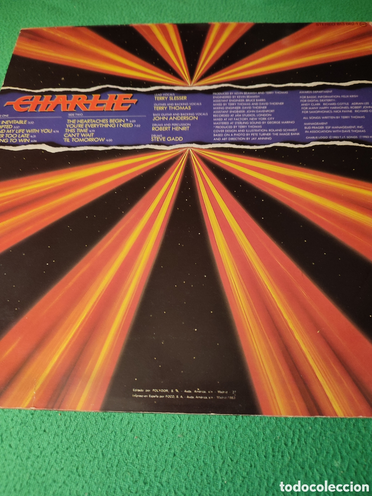 Discos de vinilo: Charlie - Charlie vinilo Lp 1983 - Foto 2