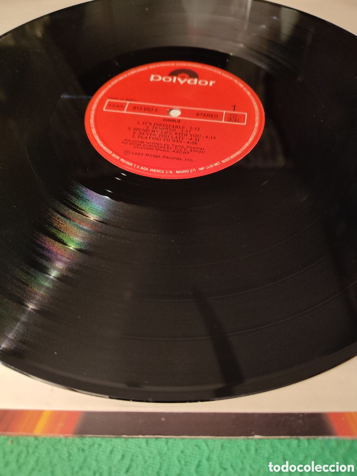 Discos de vinilo: Charlie - Charlie vinilo Lp 1983 - Foto 3