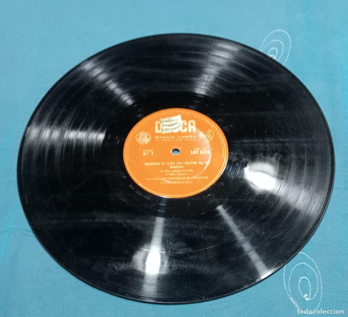 Discos de vinilo: BRAHMS, SINFONIA N&ordm; 3 EN FA MAYOR, OPUS 90 - Foto 5