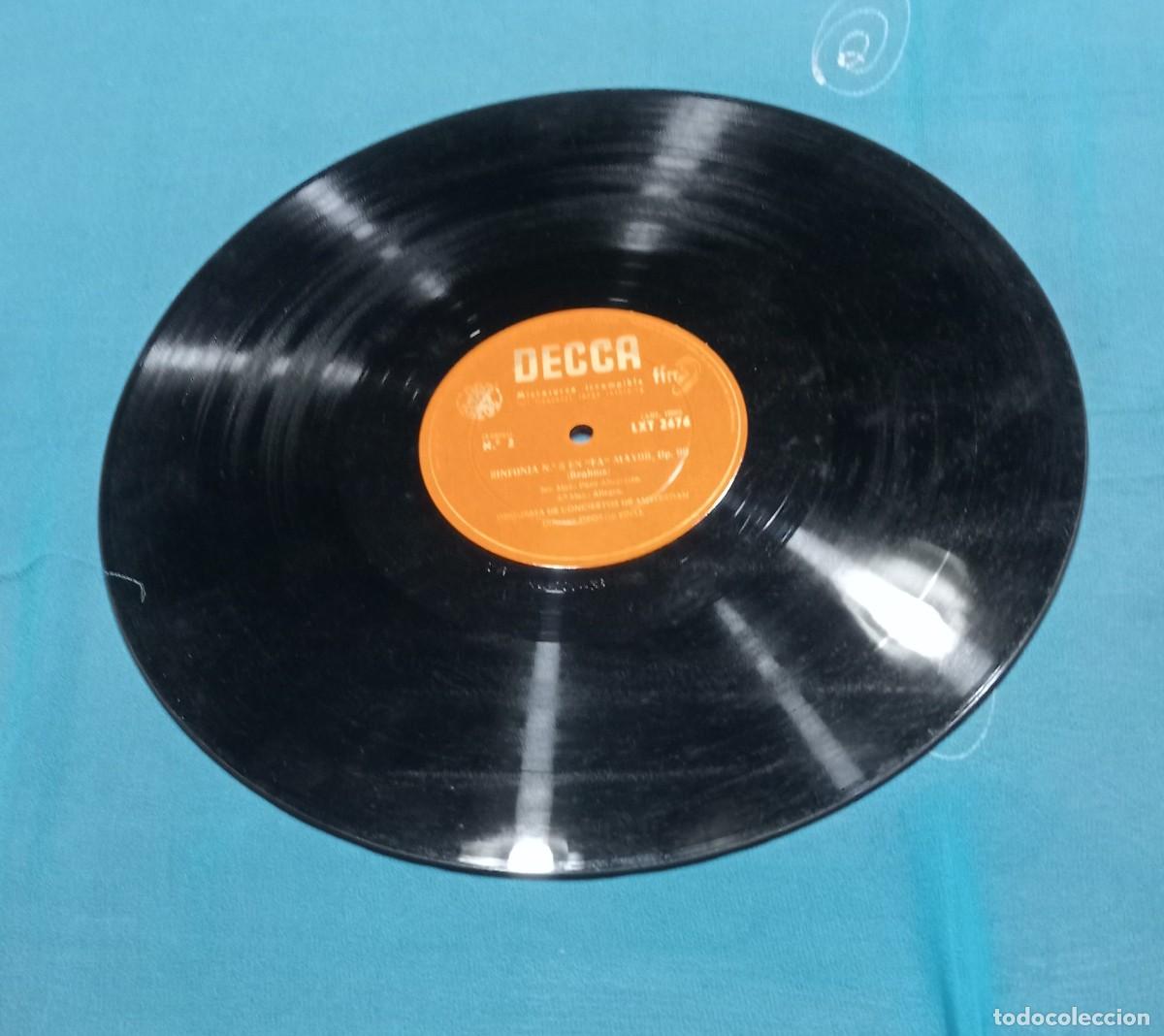 Discos de vinilo: BRAHMS, SINFONIA N&ordm; 3 EN FA MAYOR, OPUS 90 - Foto 7