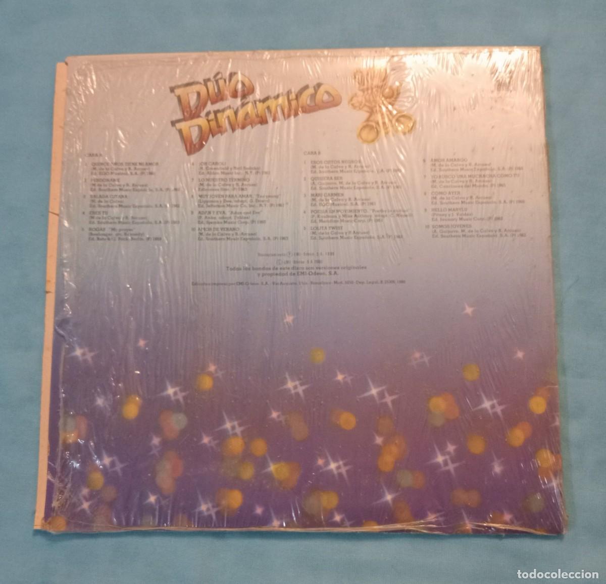 Discos de vinilo: DUO DIN&Aacute;MICO, 20 EXITOS DE ORO, VERSIONES ORIGINALES, LP - Foto 2