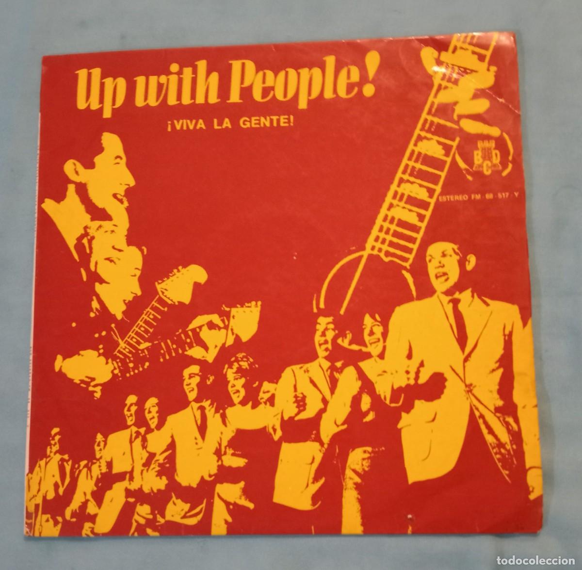 Discos de vinilo: UP WITH PEOPLE, VIVA LA GENTE, EN ESPA&Ntilde;OL E INGLES, LP - Foto 1