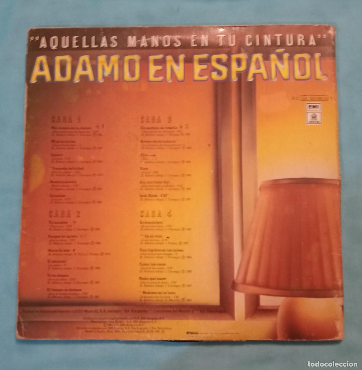 Discos de vinilo: ADAMO EN ESPA&Ntilde;OL- DOBLE LPS - Foto 2