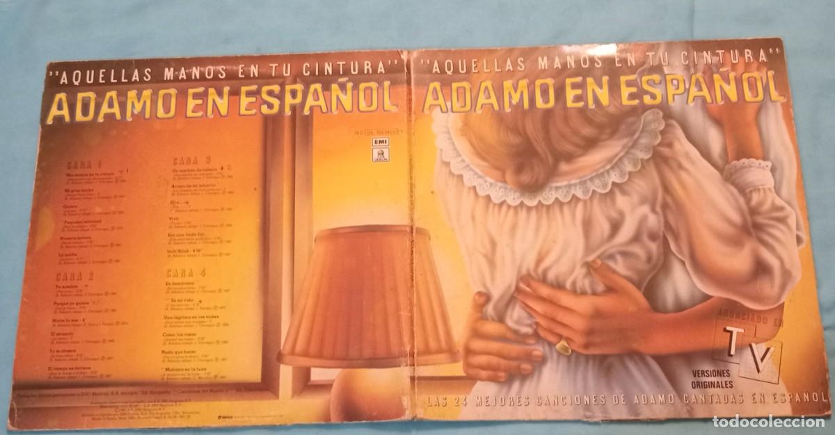 Discos de vinilo: ADAMO EN ESPA&Ntilde;OL- DOBLE LPS - Foto 3