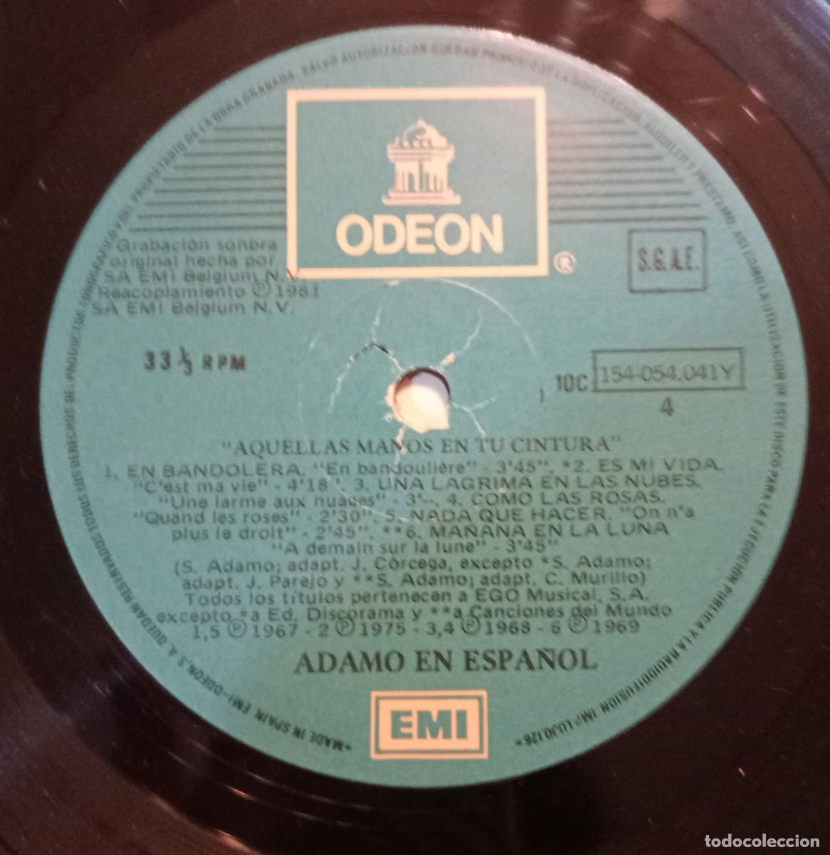 Discos de vinilo: ADAMO EN ESPA&Ntilde;OL- DOBLE LPS - Foto 11