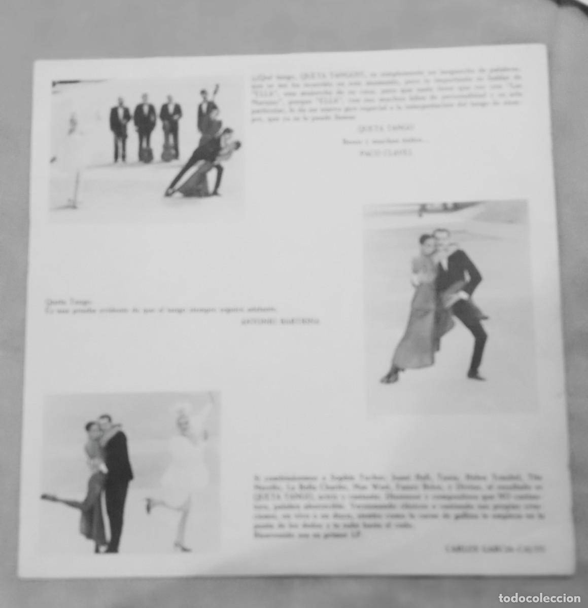 Discos de vinilo: QUETA TANGO Y GLOSTORA, LP 1988 - Foto 7