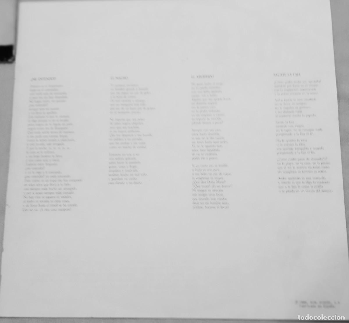 Discos de vinilo: QUETA TANGO Y GLOSTORA, LP 1988 - Foto 8