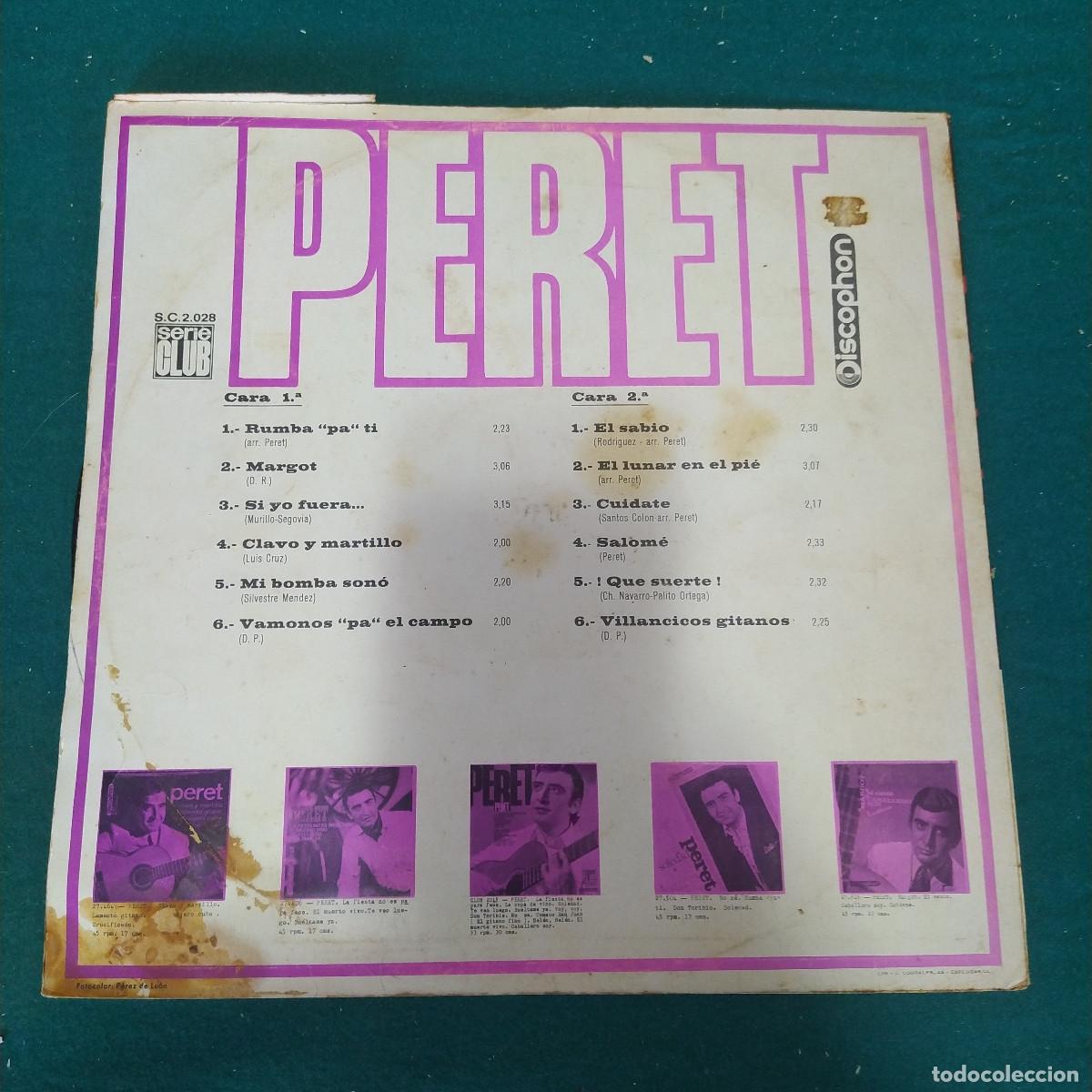 Discos de vinilo: Peret &ndash; Peret 1968 rumba - Foto 2