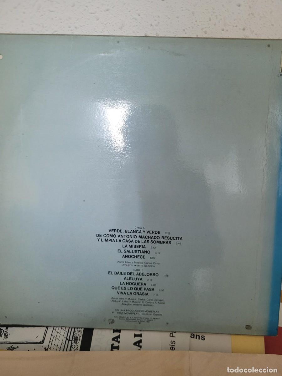 Discos de vinilo: CARLOS CANO Su LP m&aacute;s caracter&iacute;stico vinilo RC - Foto 2