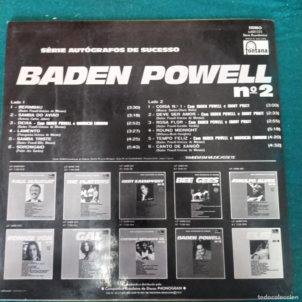 Discos de vinilo: Baden Powell &ndash; Baden Powell N&deg; 2 - Foto 2