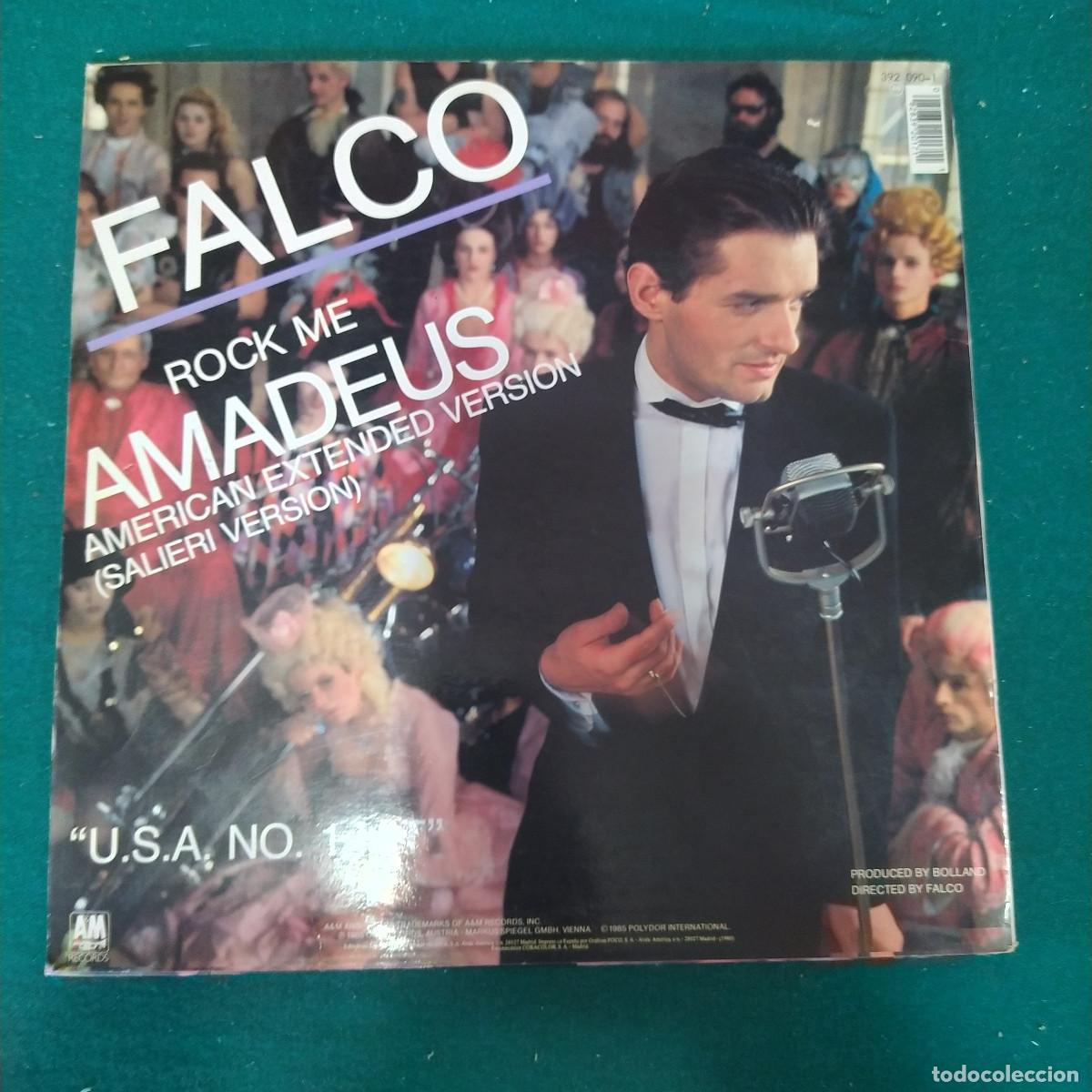 Discos de vinilo: Falco &ndash; Rock Me Amadeus (American Extended Version) - Foto 2
