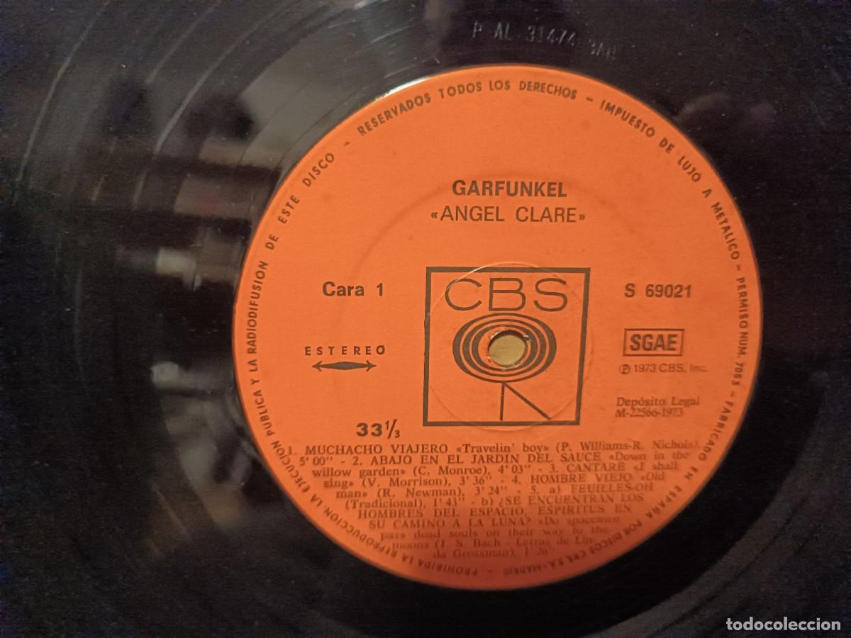 Discos de vinilo: Garfunkel &Aacute;ngel Claret...... - Foto 3