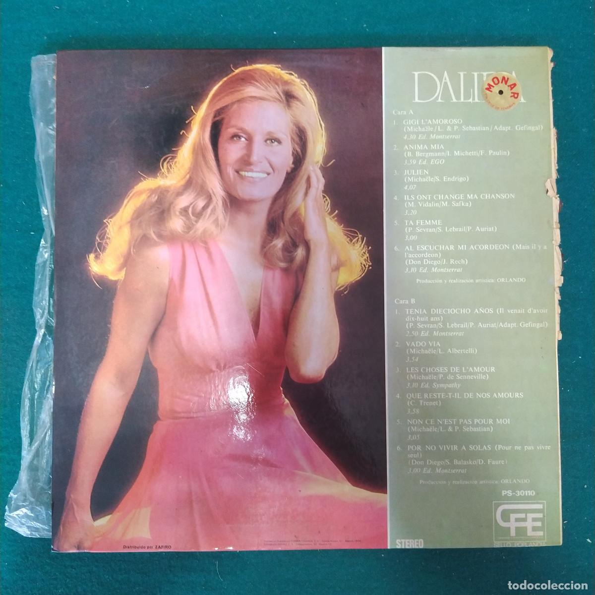 Discos de vinilo: Dalida &ndash; Une Vie 1974 - Foto 2