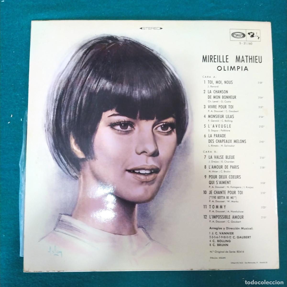 Discos de vinilo: Mireille Mathieu &ndash; Olympia - Foto 2