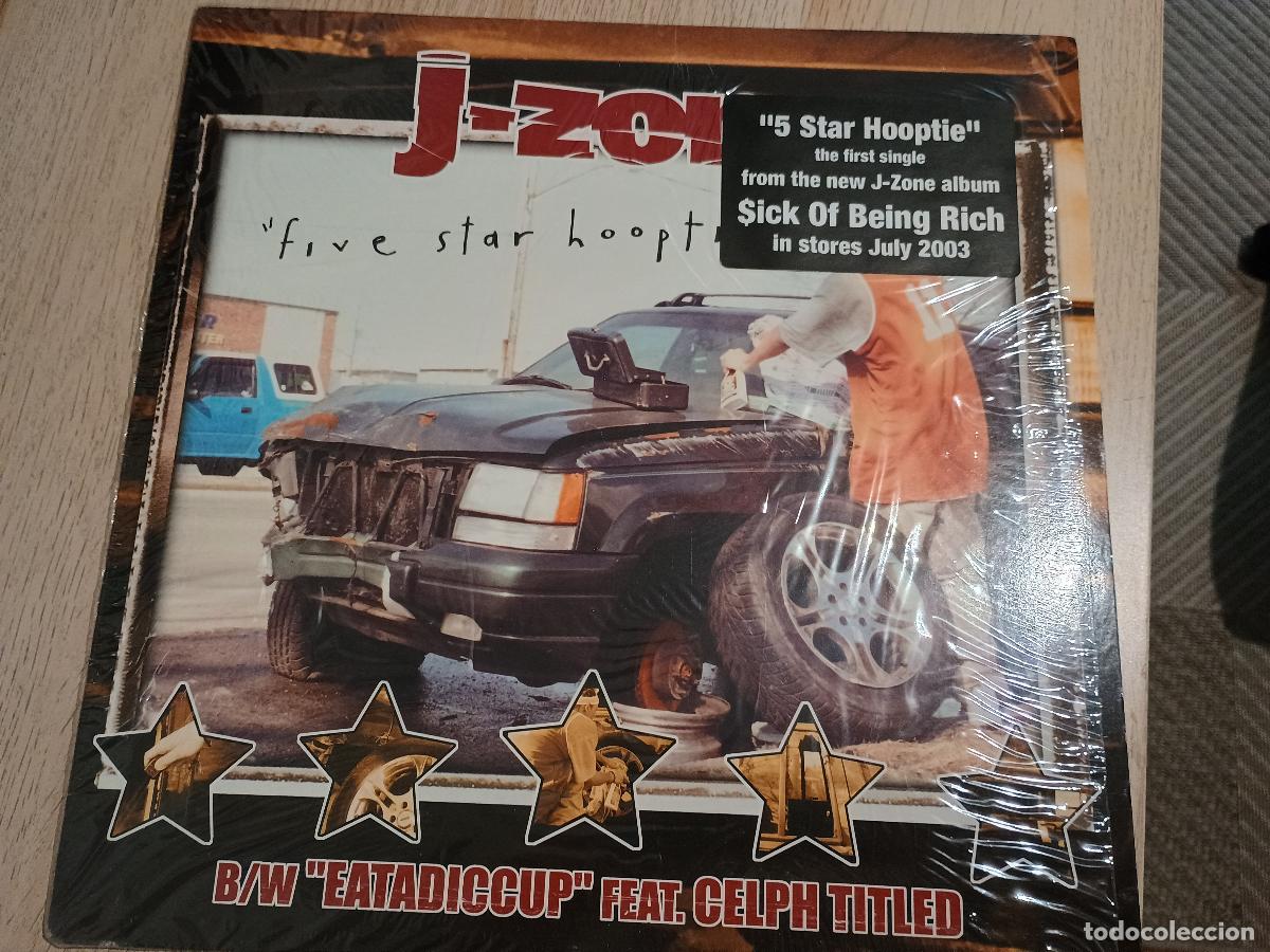 Discos de vinilo: J-Zone &ndash; 5 Star Hooptie / Eatadiccup 2003 - Foto 2
