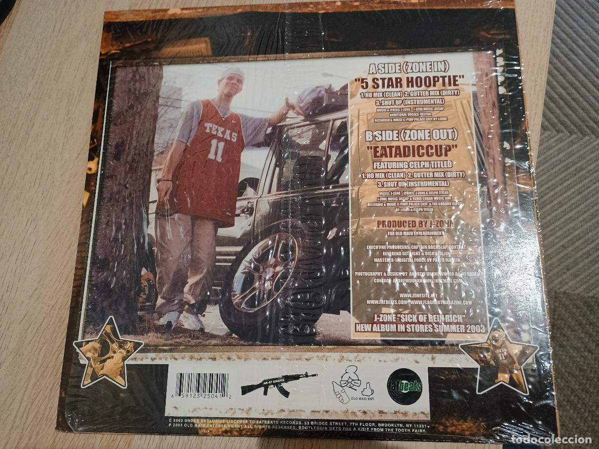 Discos de vinilo: J-Zone &ndash; 5 Star Hooptie / Eatadiccup 2003 - Foto 3