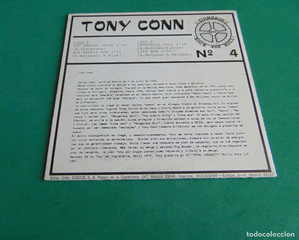 Discos de vinilo: TONY CONN - EP ALLIGATOR 1986 - Foto 4