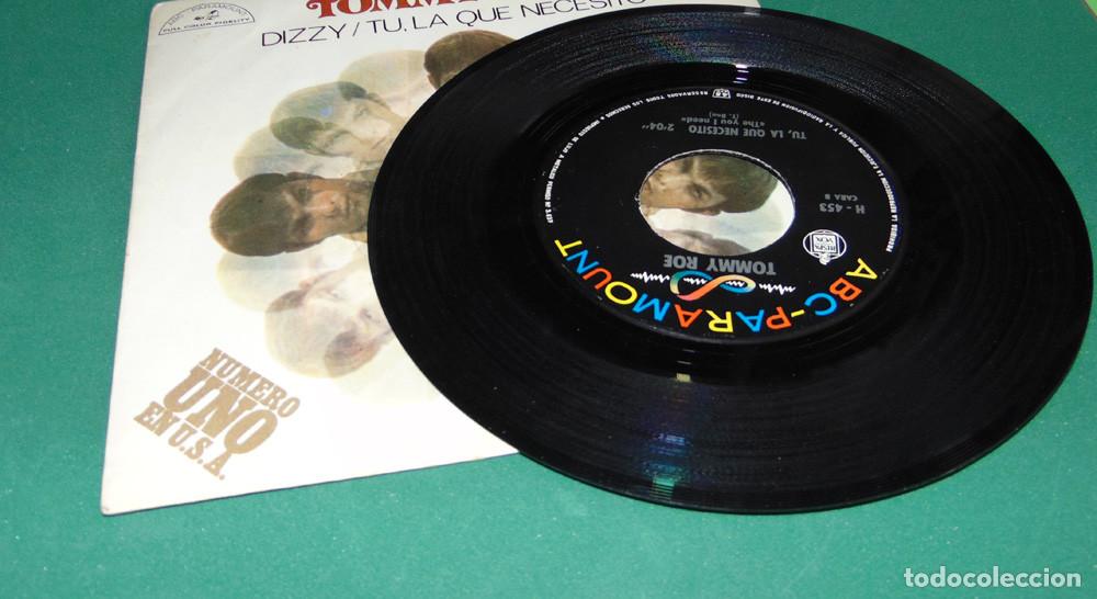 Discos de vinilo: TOMMY ROE - DIZZY / T&Uacute;, LA QUE NECESITO - SINGLE - HISPAVOX, 1969 - Foto 4