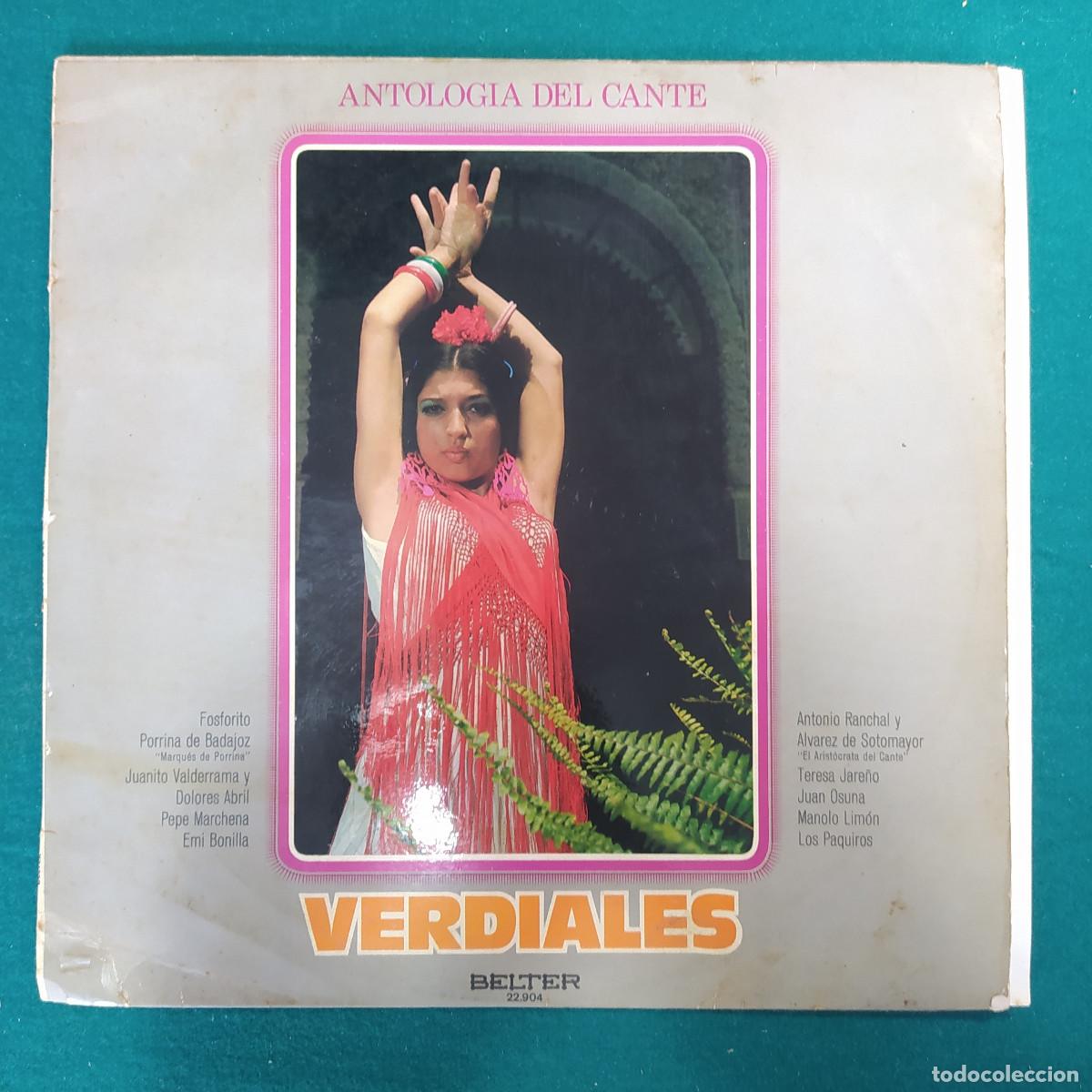Discos de vinilo: Antologia Del Cante IV -Verdiales - Foto 1