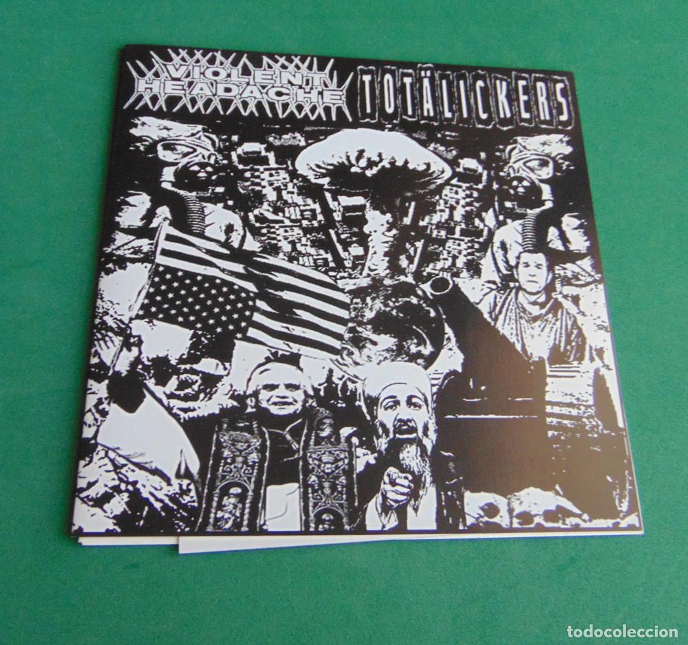 Discos de vinilo: Violent Headache / Tot&auml;lickers &ndash; Violent Headache / Tot&auml;lickers - EP COMPARTIDO - Foto 1