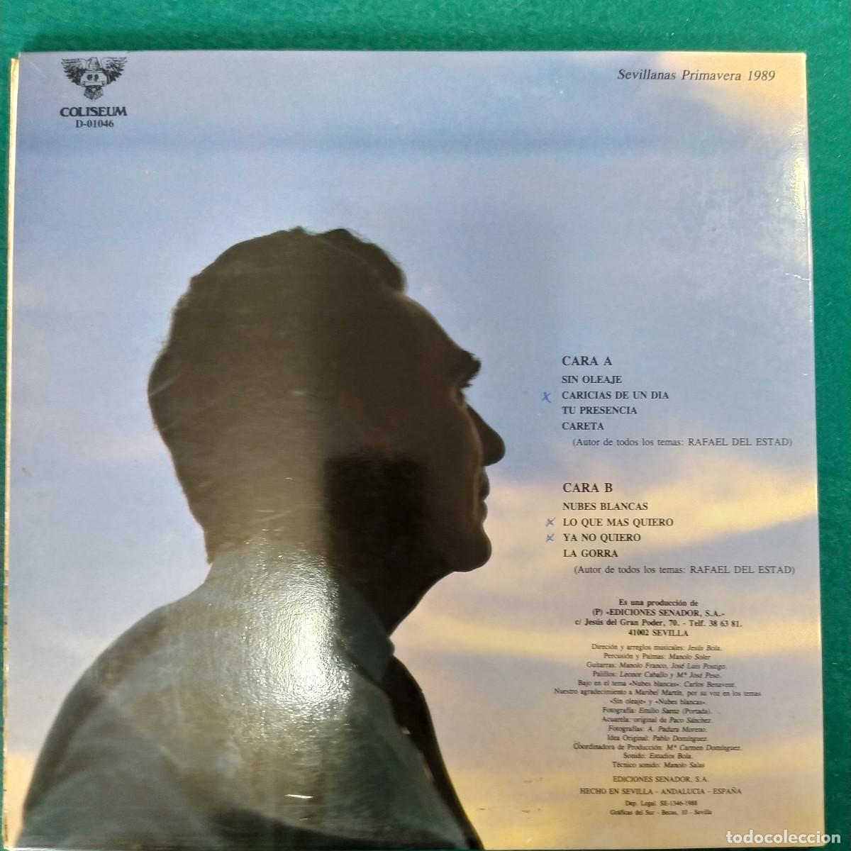 Discos de vinilo: Rafael Del Estad &ndash; Nubes Blancas - Foto 2