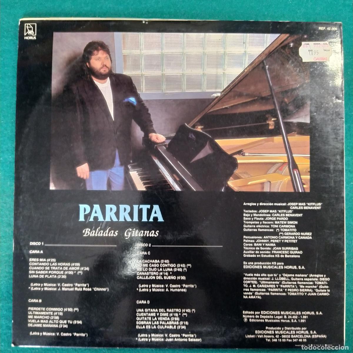 Discos de vinilo: Parrita &ndash; Baladas Gitanas - Foto 2